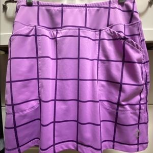 JoFit Golf Skort Purple Panel Size Small